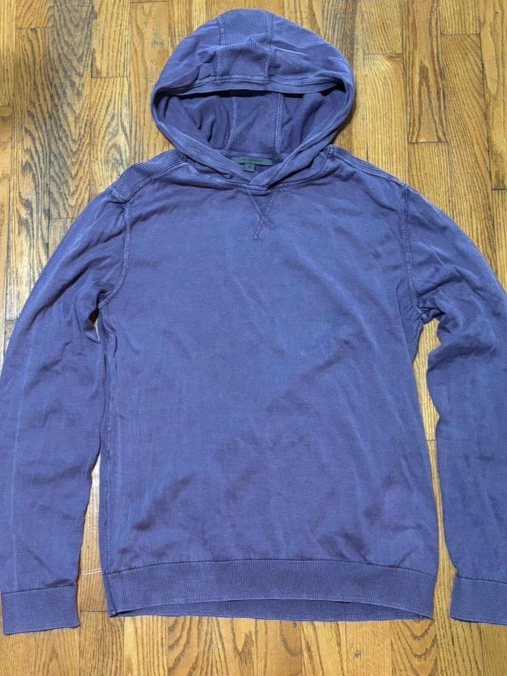 John Varvatos Purple Hoodie Sweater